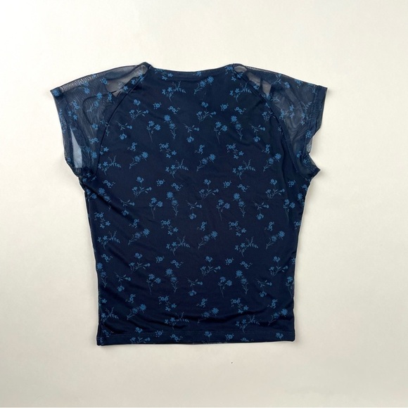Twik Midnight Blue Floral Blouse - Picture 3 of 3